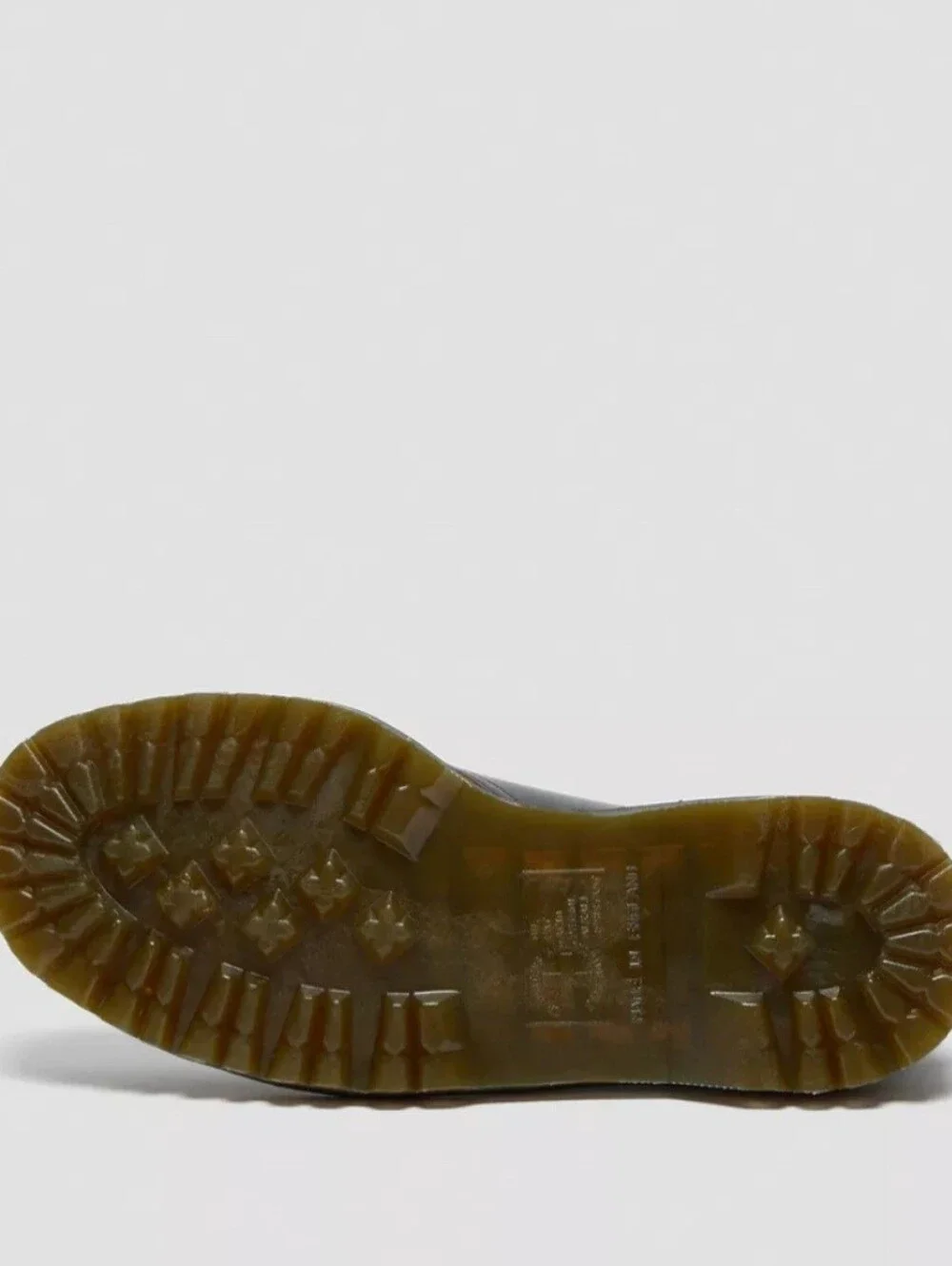 Dr. Martens Black Leather 3-Eye Oxford with Yellow Stitching